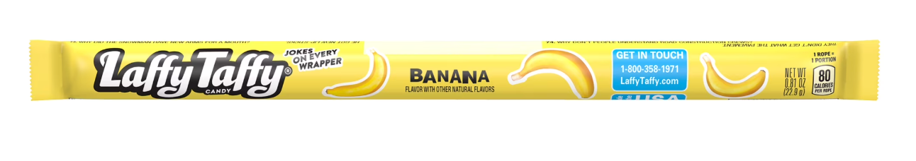 Banana Laffy Taffy Rope